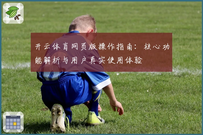 开云体育网页版操作指南：核心功能解析与用户真实使用体验